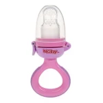 Nuby Grignoteur en silicone - rose - 6 mois +