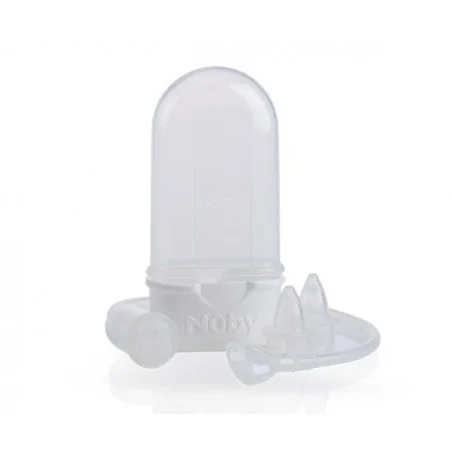 NUBY Mouche-bébé Pack Aspirateur Nasal Avec sa boite de rangement de voyage +0 mois - ID796