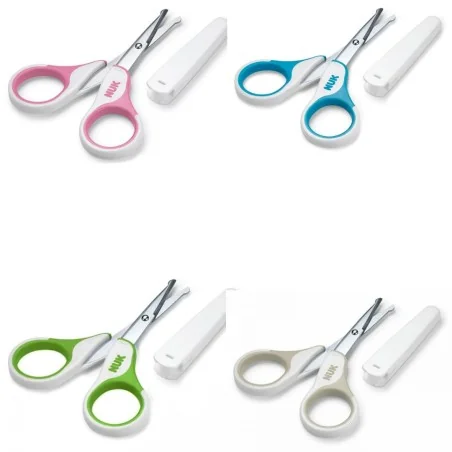 NUK Ciseaux Bouts Ronds Avec Etui