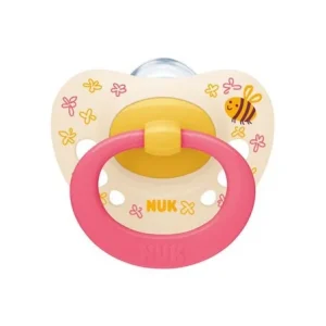 Nuk Sucette en Silicone Signature 6-18 mois Abeille Rose
