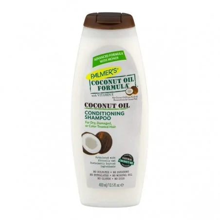 PALMER'S FORMULE À L'HUILE DE NOIX DE COCO SHAMPOING CHEVEUX SECS 400ML