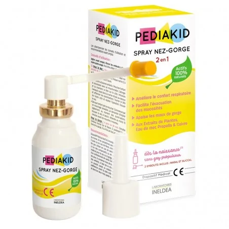 PEDIAKID SPRAY NEZ-GORGE 20 ml