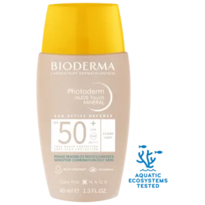 bioderma Photoderm NUDE Touch SPF 50+ Teinte tres claire