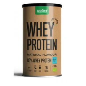 PURASANA WHEY PROTEINE PETIT LAIT NATUREL 80% 400G