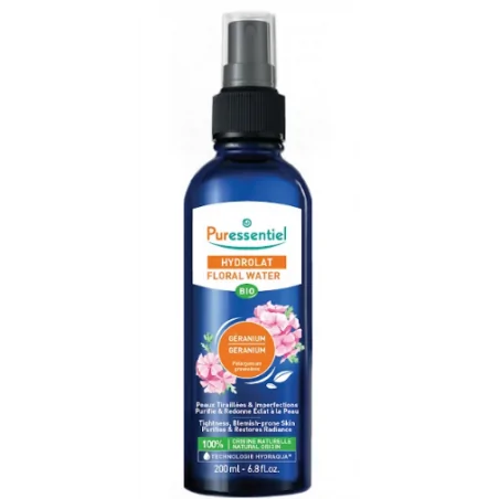 PURESSENTIEL HYDROLAT BIO - GÉRANIUM 200ML