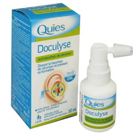 QUIES DOCULYSE ANTI BOUCHON DE CERUMEN SPRAY 30ML