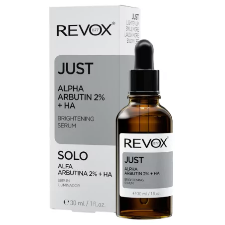 REVOX B77 JUST ALPHA ARBUTIN 2% + HA BRIGHTENING SERUM, 30ml