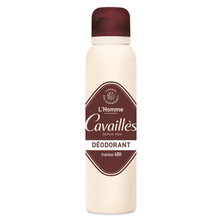 ROGÉ CAVAILLÈS DEO SOIN DERMATO HOMME 48H SS. SEL ALUM SPRAY 150ML