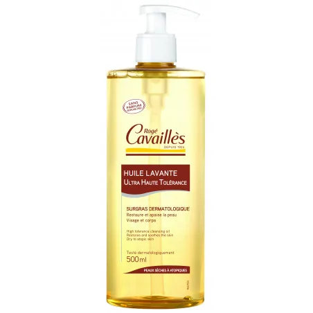 ROGE CAVAILLES DERMO-UHT HUILE LAVANTE SURGRAS 500 ML