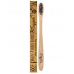 Sagyène Brosse à dents Bambou aux poils de Charbon Actif