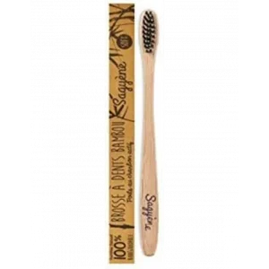Sagyène Brosse à dents Bambou aux poils de Charbon Actif