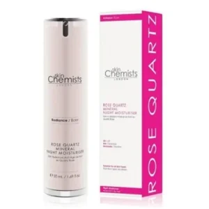 SkinChemists Soin Hydratant Anti-Âge De Nuit Au Quartz Rose 50ml