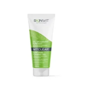 SKINWIT DERMATOLOGIE WITCLEAR Gel Moussant Purifiant Nettoyant 200ml