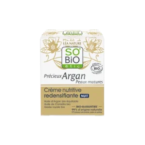 SO BIO CRÈME NUTRITIVE REDENSIFIANTE NUIT ARGAN 50 ML