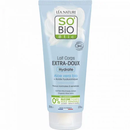 So Bio Lait Corps Extra Doux Aloe Vera 200Ml
