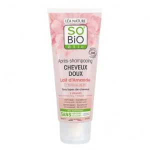 SO’BiO APRÈS-SHAMPOOING CHEVEUX DOUX LAIT D’AMANDE 200ML