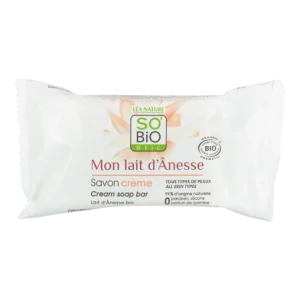 SO BIO SAVON CREME BLOC AU LAIT D'ANESSE 100 G