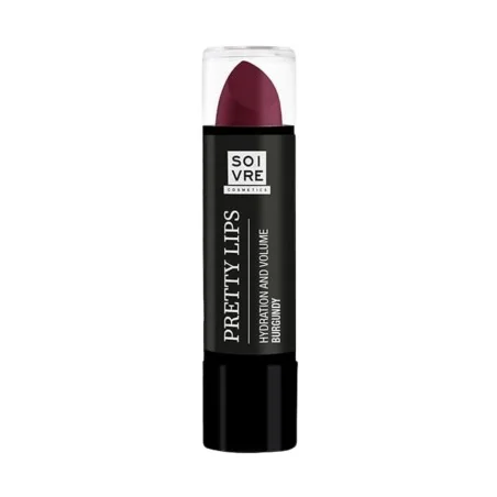 SOIVRE PRETTY LIPS BURGUNDY 3.5g (GLOSS) «MAUVE FONCE» «water proof»