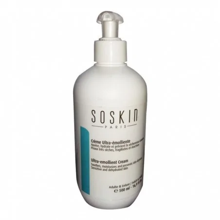 SOSKIN CREME ULTRA EMOLLIENTE 500ml Peaux Très Sèches