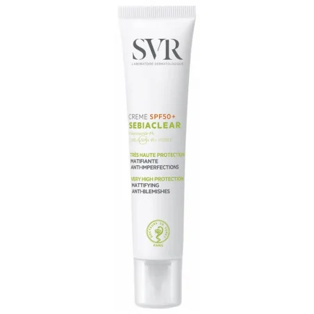 SVR SEBIACLEAR CREME SOLAIRE SPF 50 40 ML