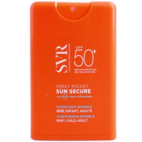 SVR SUN SECURE HYDRATANT INVISIBLE SPF 50+ SPRAY POCKET 20 ML