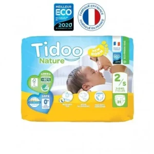 TIDOO COUCHE NEWBORN T2/S 3-6KG 31 U