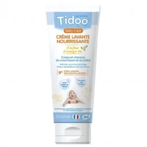 Tidoo Crème Lavante Nourrissante à la Fleur d’Oranger 200ml