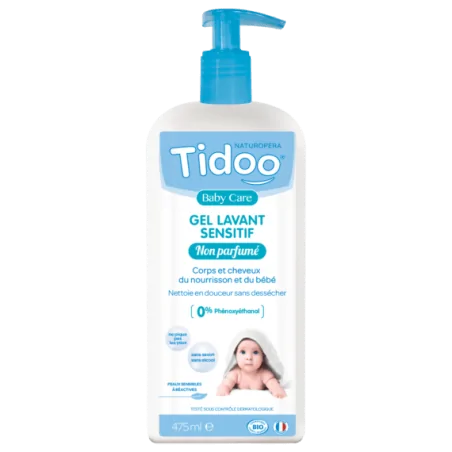 Tidoo Gel Lavant Sensitif non parfumé 475ml