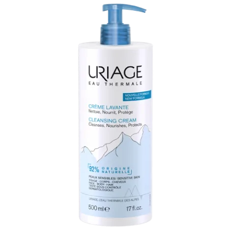 URIAGE CREME LAVANTE 500ml Surgras Moussant Sans Savon