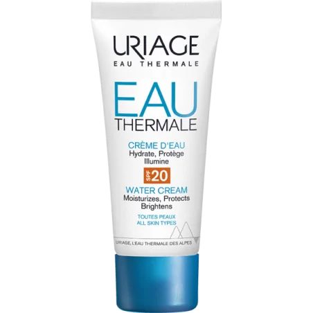 URIAGE EAU THERMALE CRÈME D’EAU LÉGÈRE SPF20 CRÈME HYDRATANTE ET PROTECTRICE 40 ML