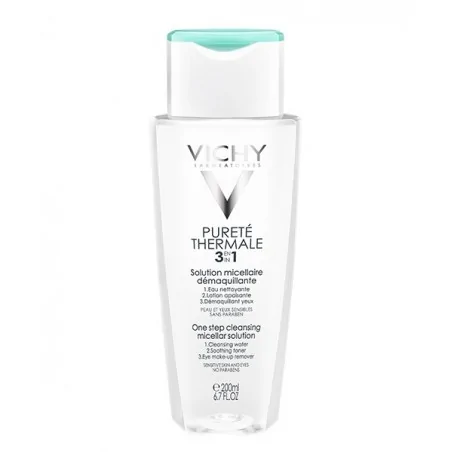 VICHY PURETE THERMALE SOLUTION MICELLAIRE 3EN1DÉMAQUILLANTE 200ML