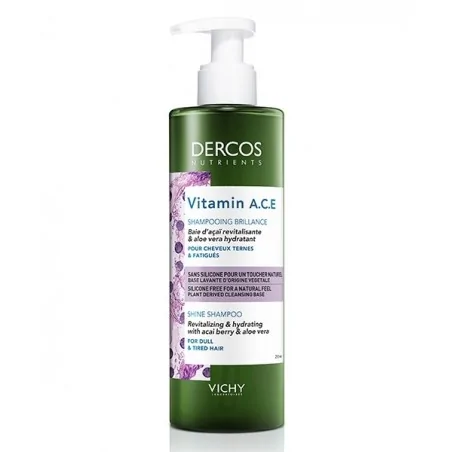 VICHY DERCOS NUTRIENTS SHAMPOOING VITAMIN A.C.E 250ML