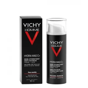 VICHY HOMME HYDRA MAG C 50ml Soin Hydratant Anti-Fatigue
