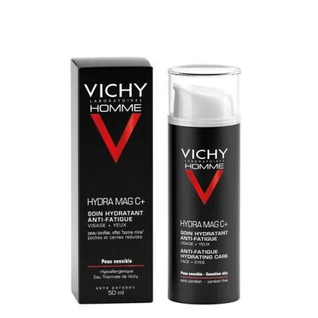 VICHY HOMME HYDRA MAG C 50ml Soin Hydratant Anti-Fatigue