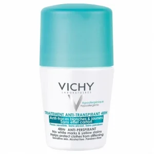 Vichy Traitement Anti-transpirant - Anti-traces Blanches et Jaunes 48H (Bille) 50ml