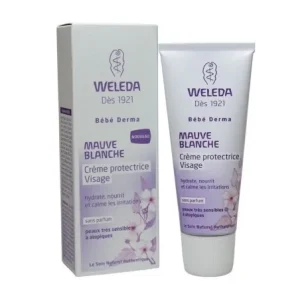 Weleda bébé Crème protectrice Visage à la Mauve blanche bio 50ml