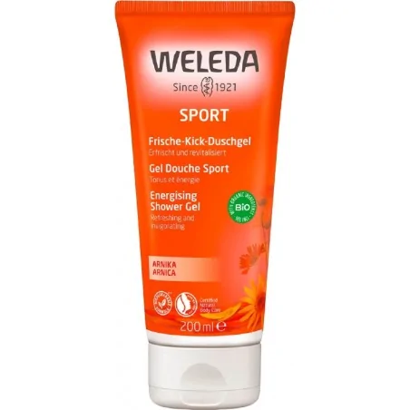 Weleda Gel Douche Sport à l'Arnica bio 200ml